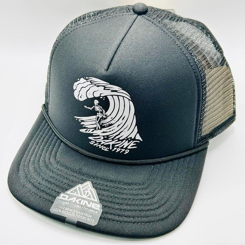 Dakine Vacation Trucker Surfing Rope Foam Hat Cap Snapback Adjustable Black
